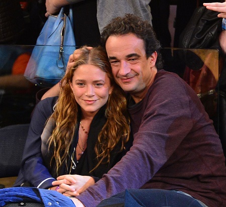 Olivier Sarkozy with his wife, Mary-Kate Olsen