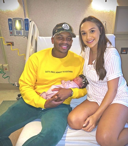 Country singer-songwriter Jimmie Allen, 33,  is a new dad.