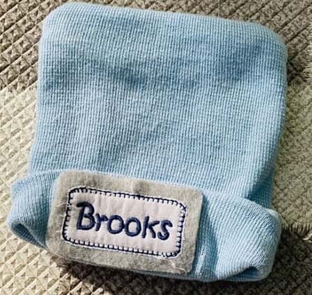 Melissa posted a cloth with Brooks name on it on her Instagram