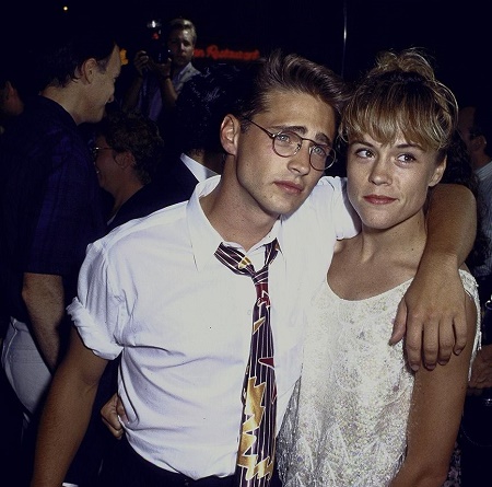  Beverly Hills, 90210's actor with his former Girlfriend, Christine Elise 