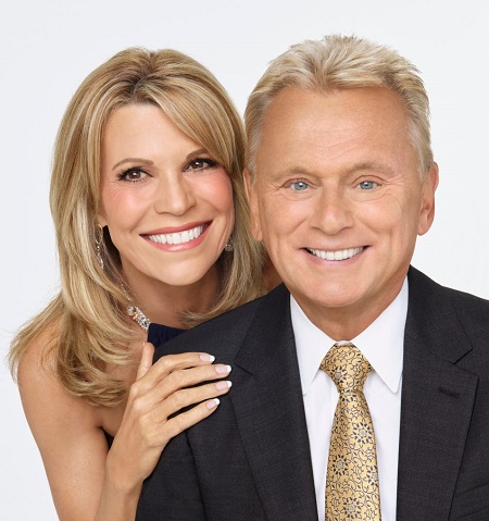 The Picture of Pat Sajak and Vanna White 