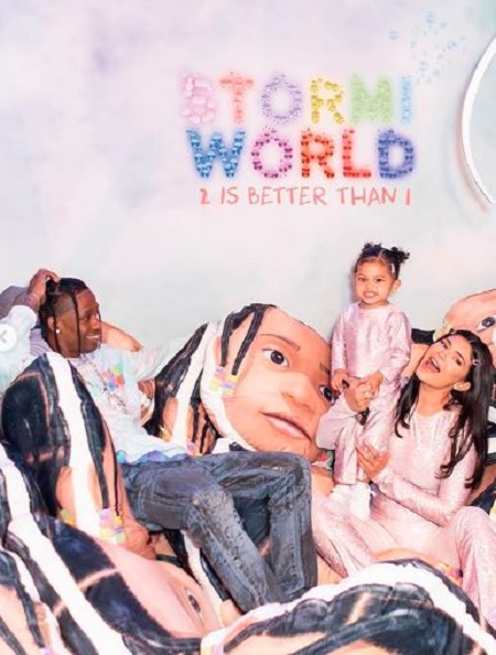 Stormi Webster With her Mom, Kylie Jenner and Dad, Travis Scott On Her 2nd Birthday