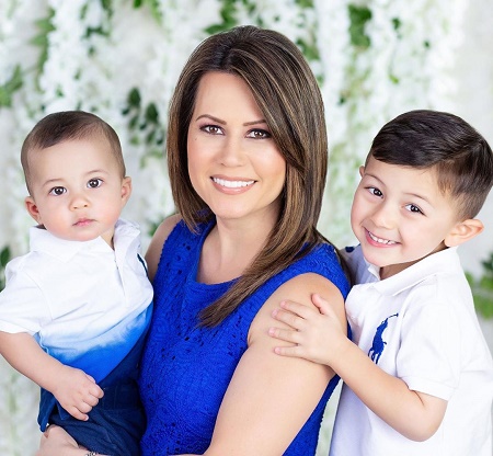 Betty Nguyen is a mother of two little boys, Thomas and Christopher.