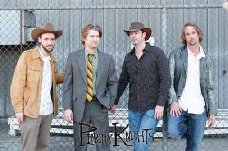 Todd Lowe with his Band Members, Pilbilly Knights