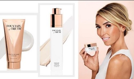 The skincare products 'Fountain of Truth' by Giuliana Rancic.