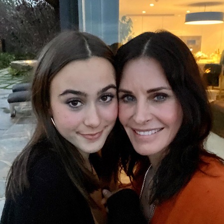 Coco Arquette With Her Mother, Courteney Cox