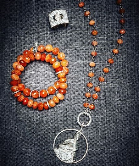  Beautiful pendant and bracelet from Sheryl Lowe Jewelry.
