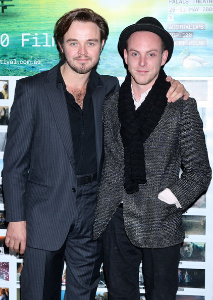 Tom with his co-actors, Matt Newton.