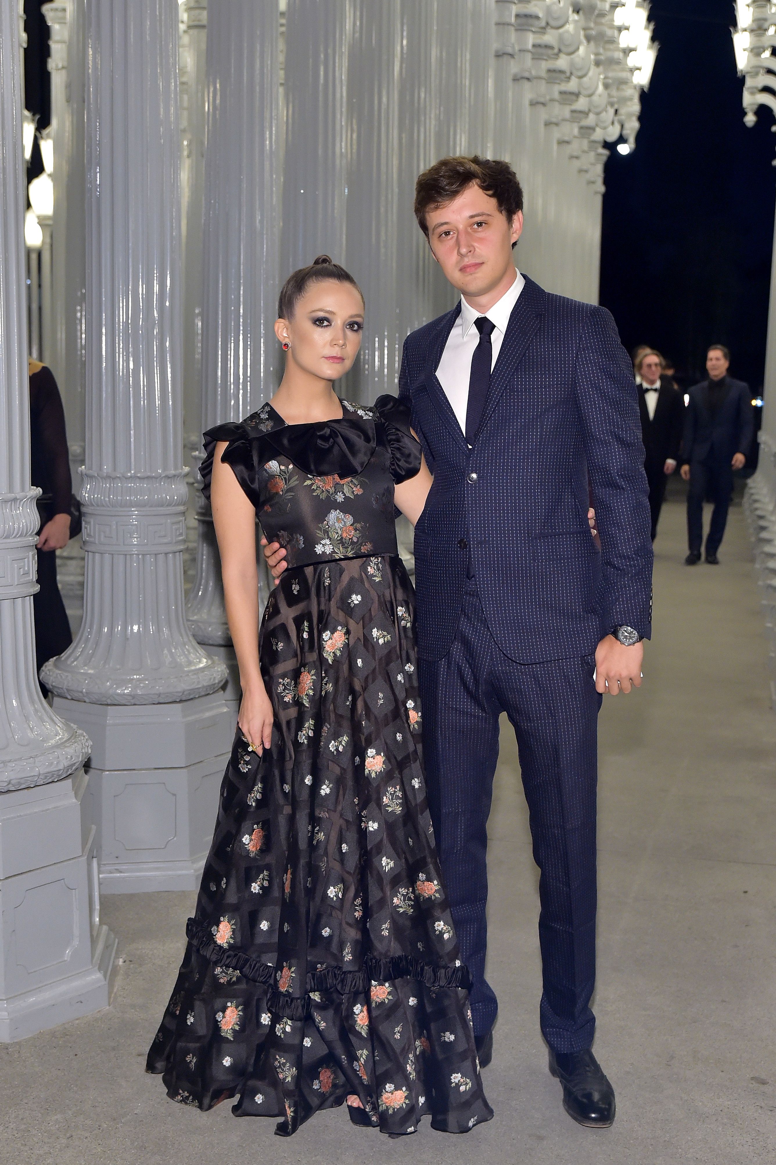 Austen Rydell with his beautiful fiance, Billie Lourd.