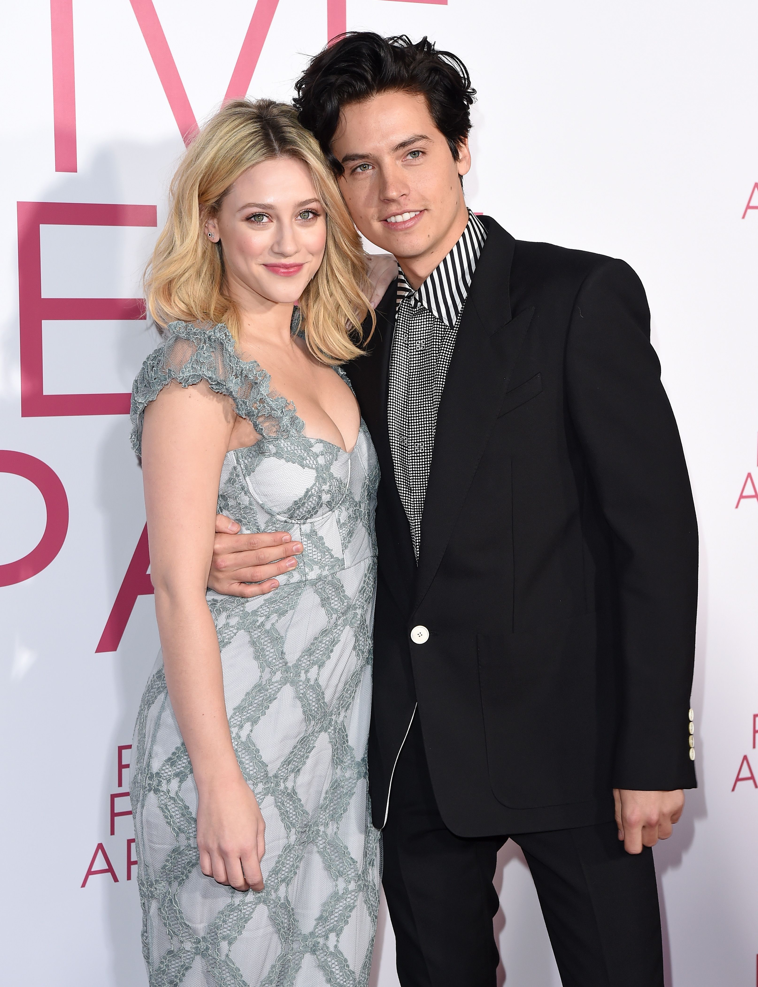 Chloe's sister, Lili Reinhart with her  ex-boyfriend, Cole Sprouse.