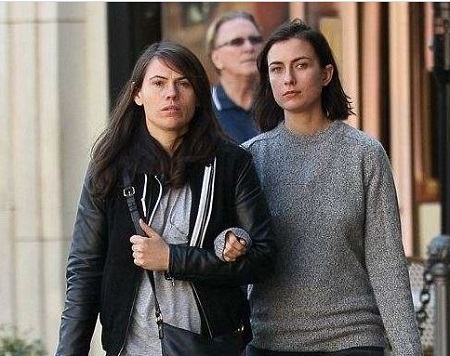 The actress Clea DuVall was spotted walking hand in hand with the mysterious woman.