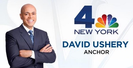 The 53 aged journalist David Ushery works as an anchor at NBC New York.