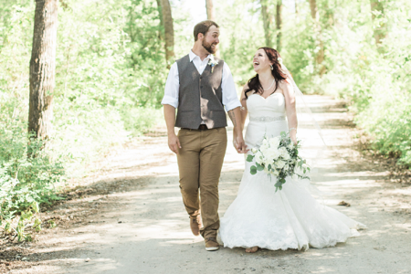 Caleb Brush and His Wife, Madison Brown On Their Wedding Function