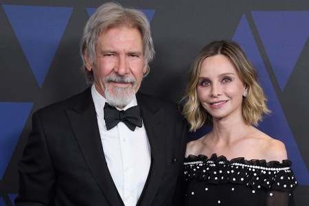 Harrison's net worth is $300 million, while Calista's net worth is $24 million.