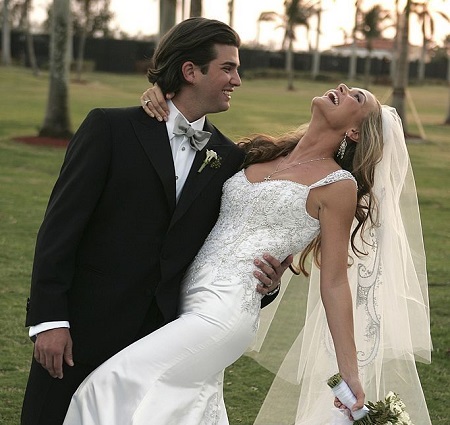 Donald Trump Jr. and Vanessa Trump During Their Marriage Ceremony