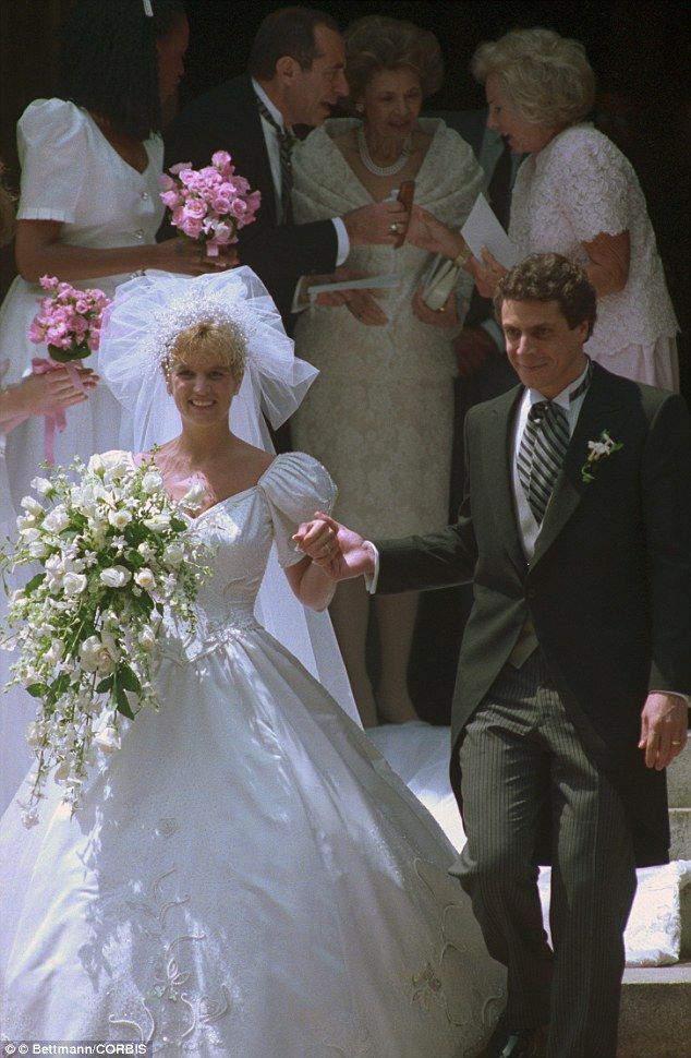 Kerry Kennedy with her ex-husband, Andrew Cuomo, on their wedding day on June 9, 1990.