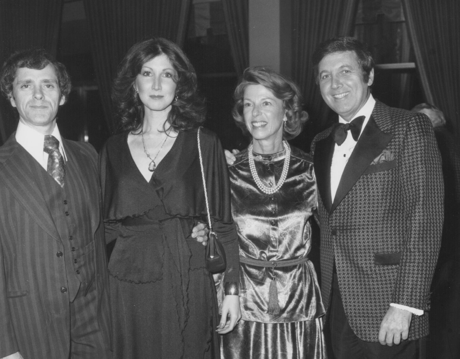 The legendary game show host, Monty hall with his wife and daughter, Joanna Gleason.