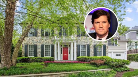 Tucker Carlson owns a few properties in DC and Florida.