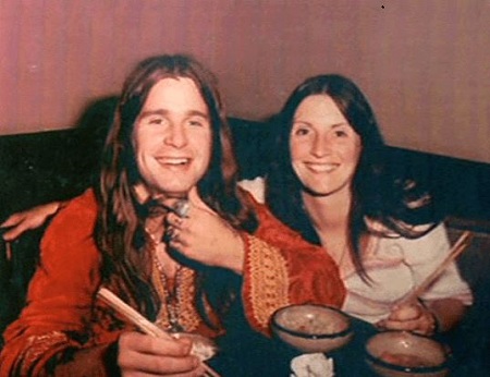 Ozzy Osbourne With His First Wife, Thelma Riley