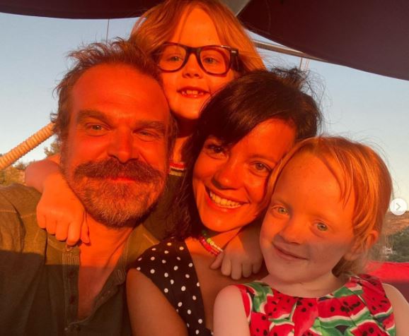 Marnie Rose Cooper, Ethel Mary Cooper, Lily Allen, and an actor David Harbour.