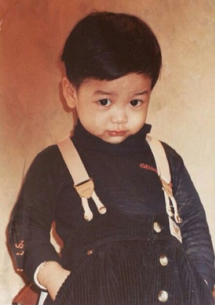 Internationally Fame Star, Jackson Wang's childhood picture.