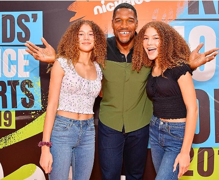 Michael Strahan Has Two Twins Daughters, Isabella Strahan and Sophia Strahan With Ex-Wife, Jean Muggli
