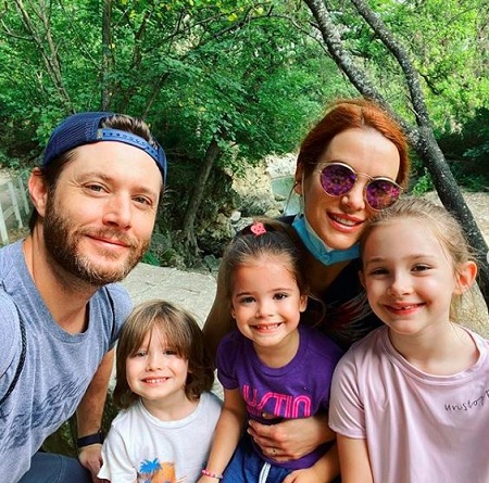 Jensen Ackles and Danneel Ackles With Their Three Children