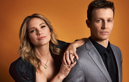  The actor Will Estes with the Blue Bloods co-star Vanessa Ray