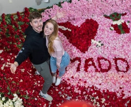 The Instagram star Maddy Spidell is dating a You-Tuber Jimmy Donaldson (Mr. Beast) since June 2019.