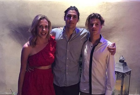 The Henry Danger actor Jace Norman (right) with her eldest siblings Glory Norman (sister) and Xander Norman (brother)