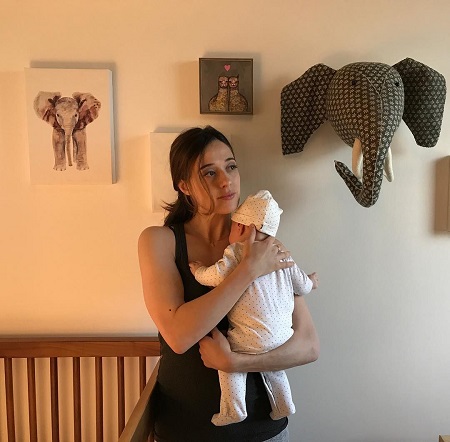 Marina Squerciati With Her Baby Daughter Born in 2017