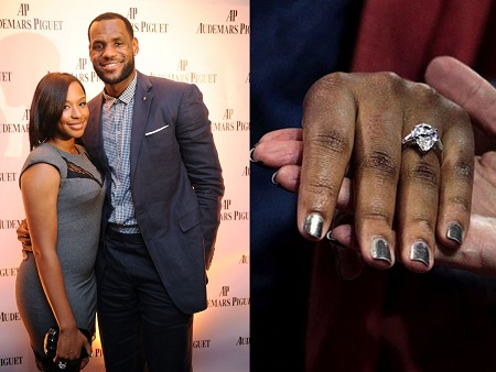  NBA Player LeBron James Proposed to Savannah, On New Year’s Eve in 2011