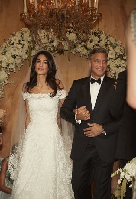George Clooney and Amal Alamuddin Married in Venice, Italy on September 27, 2014