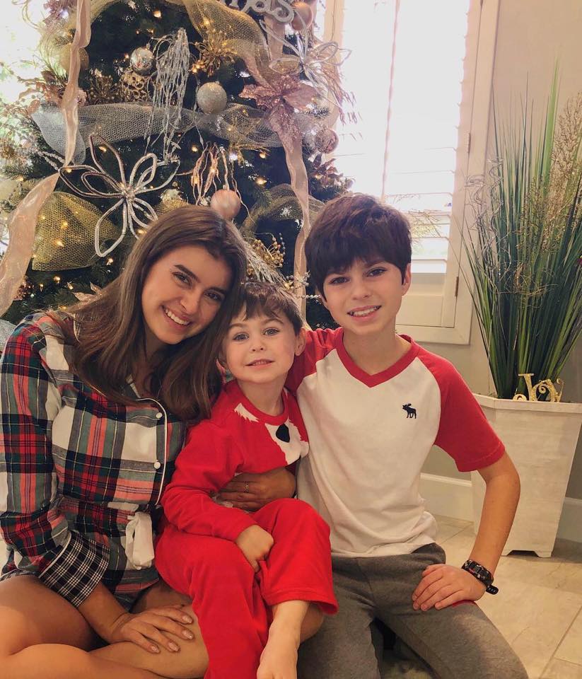 Kalani with her brother, Jax, and half-brother, Jeff.