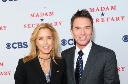 Tea Leoni and Tim Daly attended the Madam Secretary premiere screening event at the U.S. Institute of Peace, Washington D.C.