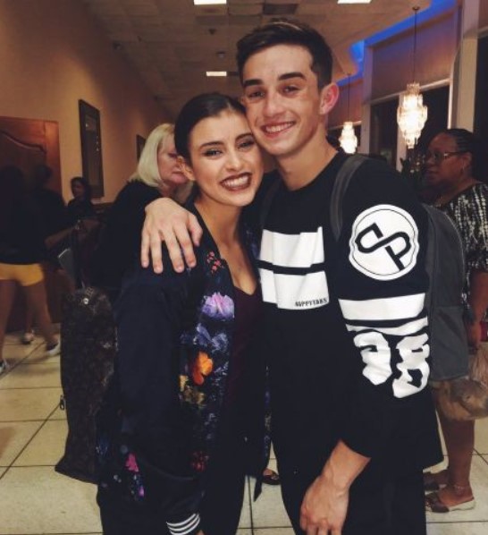 The young and talented dancer, Kalani with her ex-boyfriend, Brandon Chang.