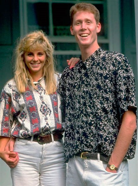 Denika Kisty with her future husband, Jason Williams at their early dating life. 