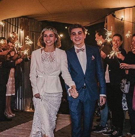 Sam Pottorff and Rose Van Iterson tied the wedding knot in March 2017.