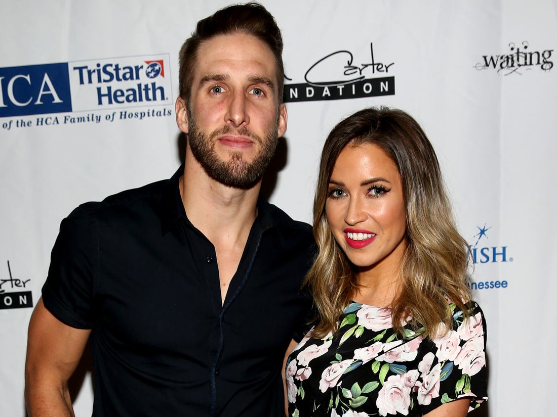 Shawn Booth with his ex-fiance, Kaitlyn Bristowe.