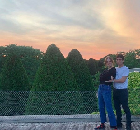 Maya Hawke and Her Former Boyfriend, Gus Wenner in 2019