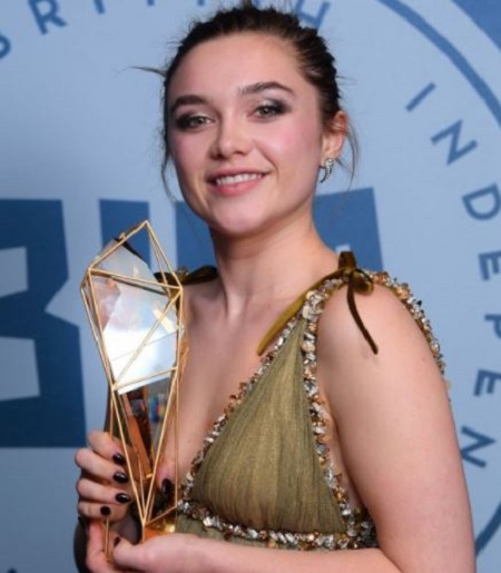 The Engish actress Florence Pugh received the British Film Independent Award for the Best Performance in the drama film Lady Macbeth.