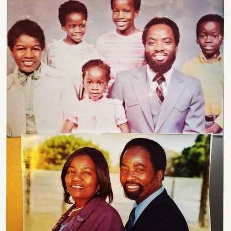 When Danai Gurira was a child alongside her siblings, Shingai, Choni and Tara with their parents, Josephine and Roger Gurira (middle). What is Danai's marital status? Who is her husband?