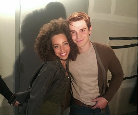 Hayley Law and Her Co-Star, KJ Apa 