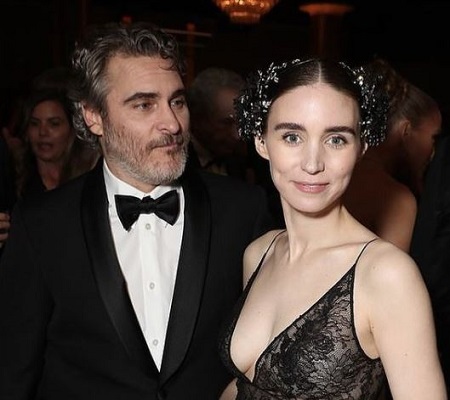  The actor, Joaquin Phoenix is engaged to an actress, Rooney Mara.