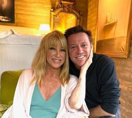 Suzanne Somers shared a son Bruce Somers Jr (right) with her former husband, Bruce Somer.