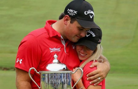 Justine Karain and Patrick Reed has a combined net worth of $10 million.