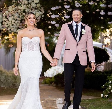 Seth Curry and Callie Rivers tied the wedding knot on September 14, 2019, in Malibu, California.