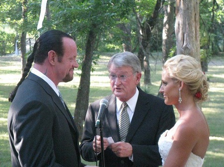 The Undertaker and Michelle McCool At Their Wedding Days