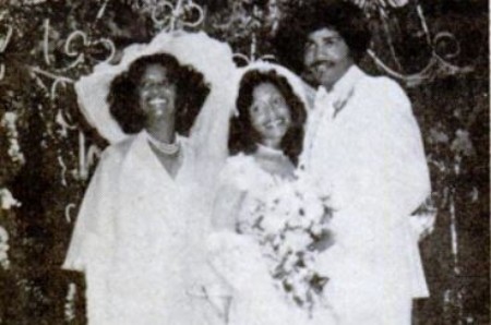 Debraca Denise and her husband, Ralph Russell on their wedding day.