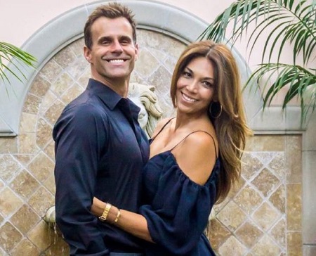 The PuertoRican model Vanessa Arevalo is the wife of a Canadian/American actor, Cameron  Mathison.'